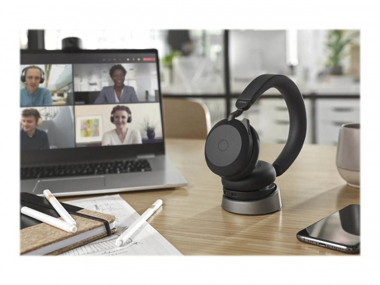 Jabra Office Trådlösa Hörlurar med Laddställ, Jabra Evolve2 75 Link380c Uc Stereo Black Jabra Office Trådlösa Hörlurar med Laddställ, Jabra Evolve2 75 Link380c Uc Stereo Black