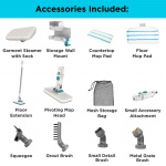 Black & Decker Ångmopp 1500W Steamsystem 8st Tillbehör