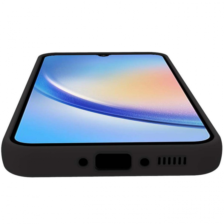 Celly Cromo Soft rubber case Galaxy A34 5G Svart Celly Cromo Soft rubber case Galaxy A34 5G Svart