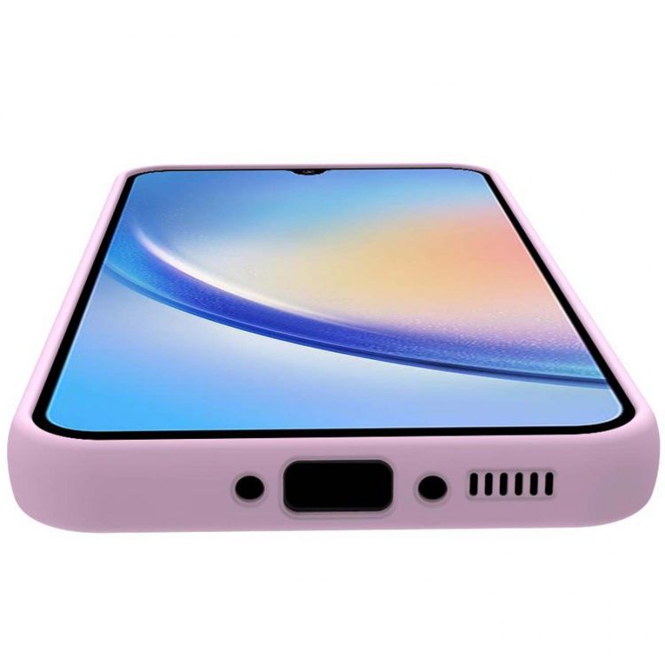 Celly Cromo Soft rubber case Galaxy A34 5G Rosa