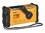 Sangean MMR88 Vevradio med ficklampa, solceller, USB, Gul/Svart  Sangean MMR88 Vevradio med ficklampa, solceller, USB, Gul/Svart