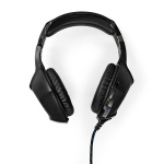 Nedis Peliheadset | Over-Ear-kuulokkeet | Stereo | USB Type-A / 2x 3.5 mm | Kokoontaitettava Mikrofoni | 2.20 m | LED