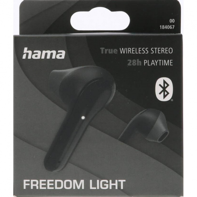 Hama Hörlur Freedom TWS In-Ear True Wireless Black