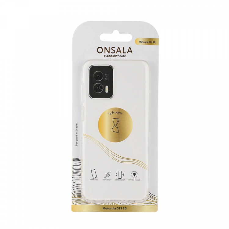 ONSALA Clear Case Motorola Moto G73 5G