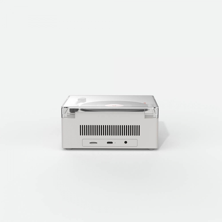 Mobility On Board Kaiutin Herätyskello Vinyyli Retro Harmaa Mobility On Board Kaiutin Herätyskello Vinyyli Retro Harmaa