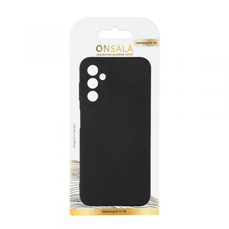 Onsala Backcover Silicone Samsung A14 5G/A14 4G Black