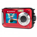 Agfa PHOTO Digital Camera WP8000 CMOS WP 24MP Red Full HD