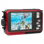 Agfa PHOTO Digital Camera WP8000 CMOS WP 24MP Red Full HD