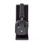 Nedis Langattomat TV-kuulokkeet | Wi-Fi | Over-Ear-kuulokkeet | Suurin akun toistoaika: 8 tuntia | 25 m | Digitaalinen Audio | Lataustelakka | Musta