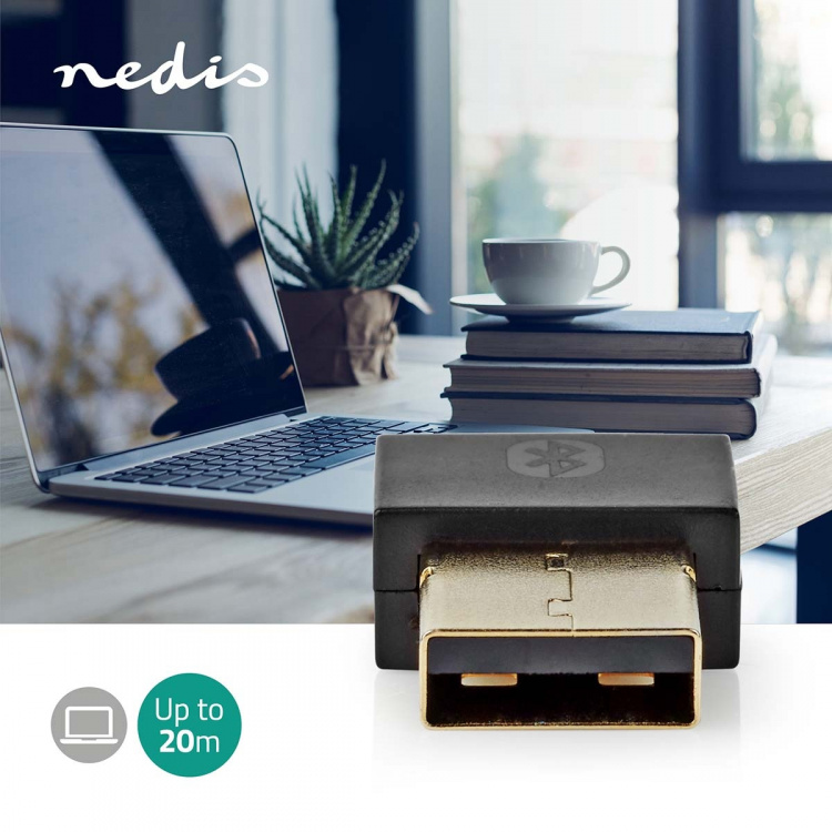 Nedis Bluetooth-sovitin | 5.1 | Bluetooth / USB | 20 m