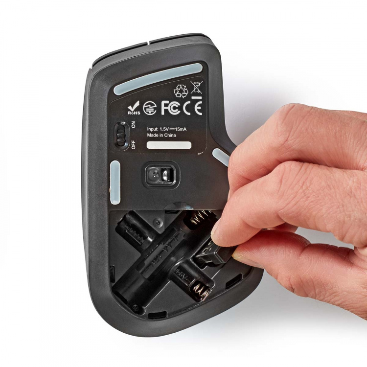 Nedis Hiiri | Langaton | 800 / 1200 / 1600 dpi | Säädettävä DPI | Painikkeiden lukumäärä: 6 | Oikeakätinen