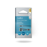 Nedis Stereoäänikaapeli | 3.5 mm uros | 2x RCA Naaras | Kullattu | 0.20 m | Pyöreä | Antrasiitti | Laatikko Nedis Stereoäänikaapeli | 3.5 mm uros | 2x RCA Naaras | Kullattu | 0.20 m | Pyöreä | Antrasiitti | Laatikko