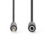 Nedis Stereoäänikaapeli | 3.5 mm uros | 3.5 mm naaras | Niklattu | 1.00 m | Pyöreä | Laatikko