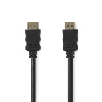 Nedis High Speed ​​HDMI ™ Kaapeli Ethernet | HDMI™ liitin | HDMI™ liitin | 4K@30Hz | ARC | 10.2 Gbps | 7.50 m | Pyöreä | PVC | Musta | Blister