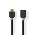 Nedis High Speed ​​HDMI ™ Kaapeli Ethernet | HDMI™ liitin | HDMI™ Ulostulo | 8K@60Hz | eARC | 48 Gbps | 2.00 m | Pyöreä | PVC | Antrasiitti | Laatikko
