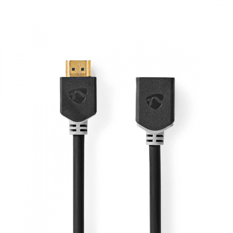 Nedis High Speed ​​HDMI ™ Kaapeli Ethernet | HDMI™ liitin | HDMI™ Ulostulo | 4K@60Hz | ARC | 18 Gbps | 3.00 m | Pyöreä | PVC | Antrasiitti | Laatikko