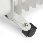 Nedis Siirrettävä Öljylämmitin | 800 / 1200 / 2000 W | 9 Lamellia | Säädettävä termostaatti | 3 Lämpöasetusta | Kaatumissuoja | Valkoinen