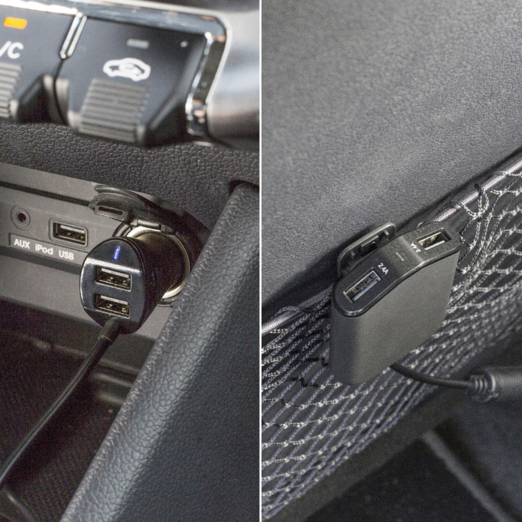 Sweex Autolaturi 4-Ulostuloa 9.6 A USB Musta