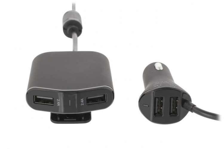 Sweex Autolaturi 4-Ulostuloa 9.6 A USB Musta