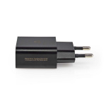 Nedis Seinälaturi | 12 W | Pikalataus-toiminto | 1x 2.4 A A | Lähtöliitäntöjen määrä: 1 | USB-A | Kaapeli ei sisälly | Single Voltage Output | Musta