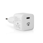 Nedis Seinälaturi | 30 W | PD3.0 30W | Pikalataus-toiminto | 1.5 / 2.0 / 2.5 / 3.0 A | Lähtöliitäntöjen määrä: 1 | USB-C™ | Automaattinen Jännitteen Valinta | Valkoinen