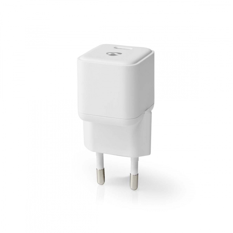 Nedis Seinälaturi | 30 W | PD3.0 30W | Pikalataus-toiminto | 1.5 / 2.0 / 2.5 / 3.0 A | Lähtöliitäntöjen määrä: 1 | USB-C™ | Automaattinen Jännitteen Valinta | Valkoinen