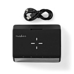 Nedis Herätyskello langattomalla latauksella | Qi-sertifioitu | 5 / 7.5 / 10 / 15 W | USB-A Uros | Yövalo | 2 Hälytysaikojen | Torkkutoiminto