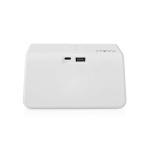 Nedis Herätyskello langattomalla latauksella | Qi-sertifioitu | 5 / 7.5 / 10 / 15 W | USB-A Male | Yövalo | 2 Hälytysaikojen | Torkkutoiminto