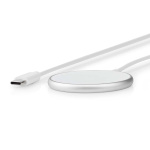 Nedis Langaton laturi | 5 / 7.5 / 10 / 15 W | 1.0 / 1.1 / 1.67 / 2 A | Sisältää kaapelin | USB Type-C™ | 1.00 m