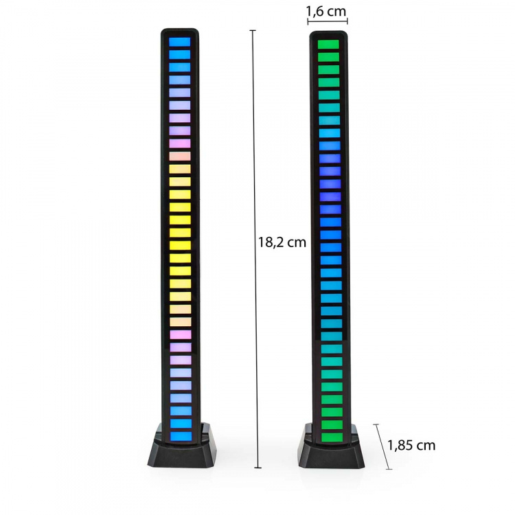 Nedis Pelivalo | RGB | Paristokäyttöinen | Käyttötarkoitus: Kannettava / Pöytätietokone | Musta
