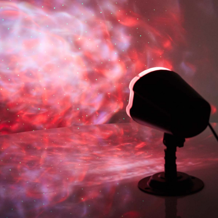 Nedis Koristeellinen Valo | LED- ja laserprojektori | Värikäs LED ja vihreä laser | Sisä- tai ulkotila | Kaukosäädin