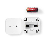 Nedis SmartLife Liiketunnistin | Tunnistin | Zigbee 3.0 | Paristokäyttöinen / USB Virta | Tunnistuskulma: 100 ° | Tunnistusalue: 7 m | Maks. akunkesto: 24 Kuukautta | Valkoinen Nedis SmartLife Liiketunnistin | Tunnistin | Zigbee 3.0 | Paristokäyttöinen / USB Virta | Tunnistuskulma: 100 ° | Tunnistusalue: 7 m | Maks. akunkesto: 24 Kuukautta | Valkoinen