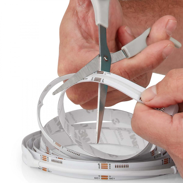 Nedis SmartLife LED-Nauha | Lämpimästä kylmään valkoiseen / RGB | COB | 2.00 m | IP20 | 2700 - 6500 K | 860 lm | Android™ / IOS