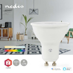 Nedis SmartLife RGB Lamppu | GU10 | 345 lm | 4.70 W | Lämpimästä kylmään valkoiseen / RGB | 2200 - 6500 K | Android™ / IOS | Spot | 1 kpl Nedis SmartLife RGB Lamppu | GU10 | 345 lm | 4.70 W | Lämpimästä kylmään valkoiseen / RGB | 2200 - 6500 K | Android™ / IOS | Spot | 1 kpl