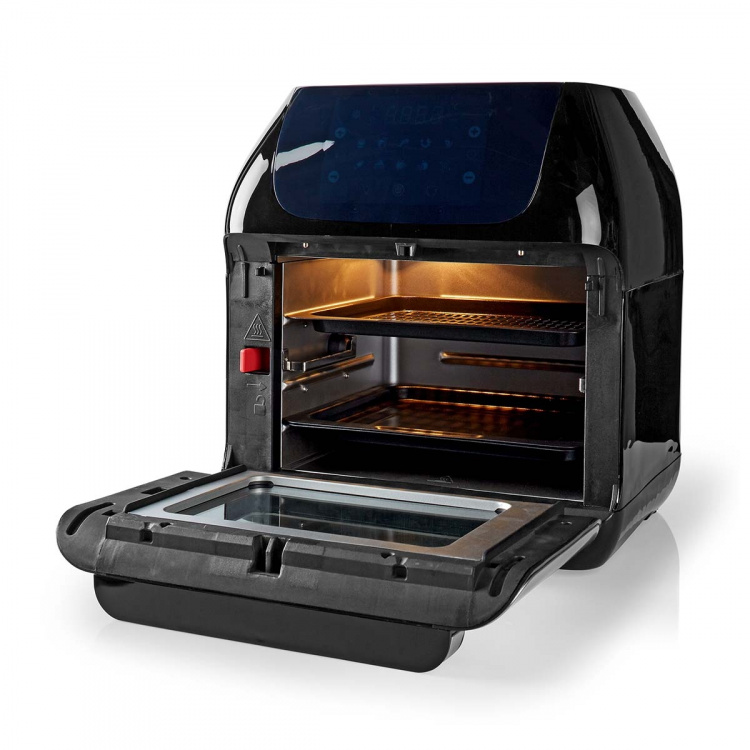 Nedis Kuumailmakeitin | 12 l | Ajastin: 60 min | Esiasetettujen ohjelmien lukumäärä: 9 | Digitaalinen | Musta Nedis Kuumailmakeitin | 12 l | Ajastin: 60 min | Esiasetettujen ohjelmien lukumäärä: 9 | Digitaalinen | Musta