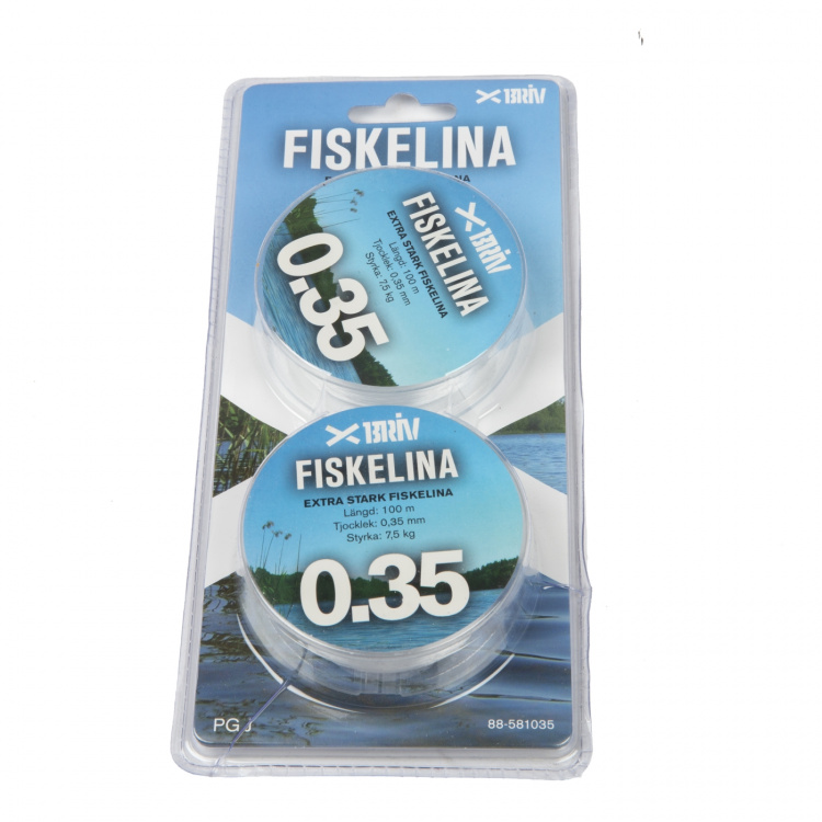 Fiskelina 2x100 m 0,35 mm 7,5 kg, 1/100