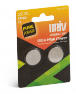 Knappcell Litium CR2025 3V - 2-pack