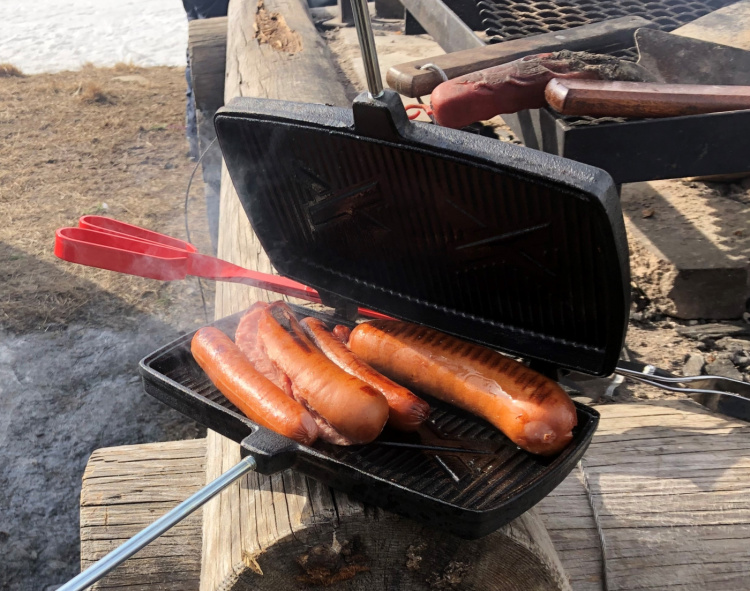 Grilljärn Big gjutjärn dubbelt Grilljärn Big gjutjärn dubbelt