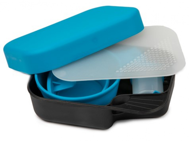 Briv Tallrikslåda Komplett Blå