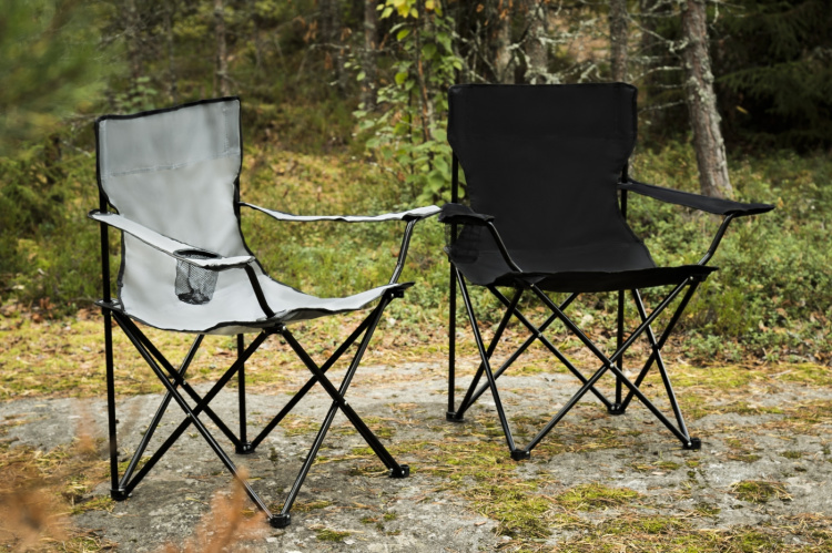 Campingstol m armstöd