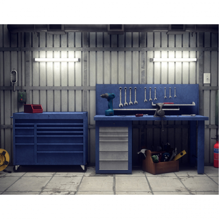 Philips ProjectLine Taklampa 150cm 54W 5400lm IP65