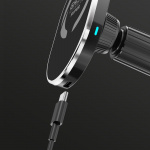 Celly GHOSTSUPERMAGCH MagSafe-bilhållare med trådlös laddning