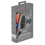 Celly GHOSTSUPERMAGCH MagSafe-bilhållare med trådlös laddning