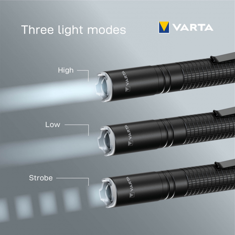 Varta Aluminium Light F10 Pro Ficklampa 150 lm
