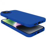 Celly Cromo Soft rubber case iPhone 15 Blå