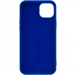 Celly Cromo Soft rubber case iPhone 15 Blå