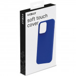 Celly Cromo Soft rubber case iPhone 15 Blå