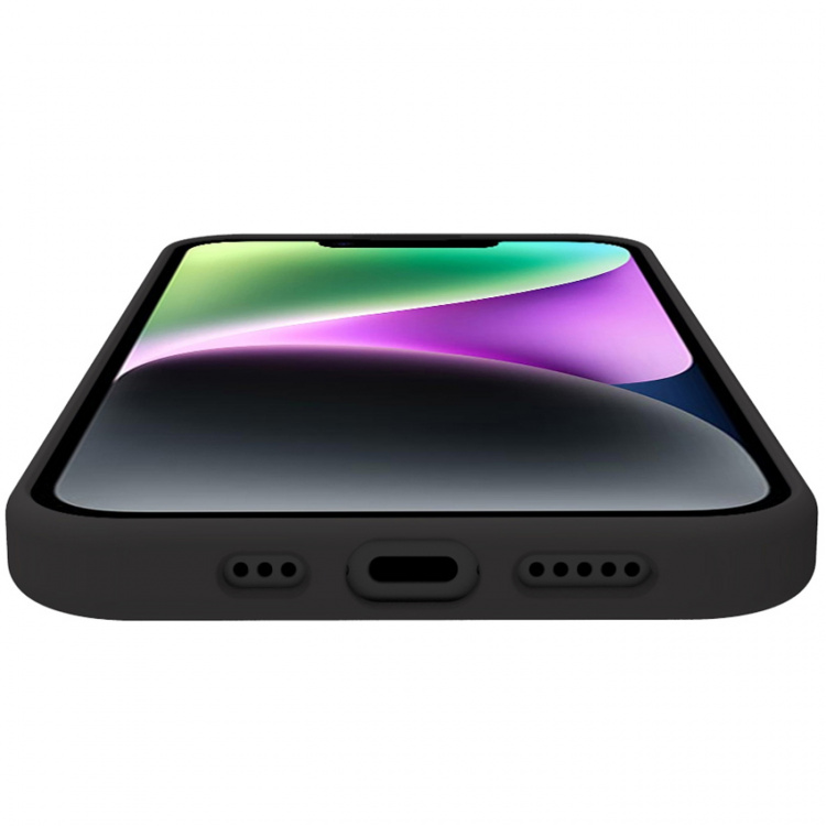 Celly Planet Soft TPU-Cover GRS 100% återvunnen TPU iPhone 15 Svart