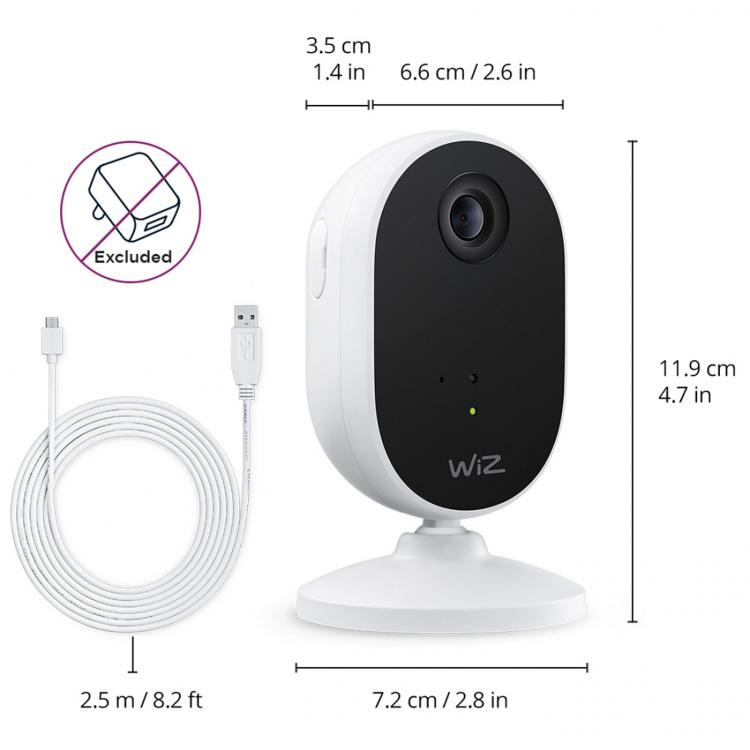 WiZ Inomhuskamera Full HD WiZ Inomhuskamera Full HD