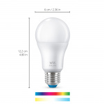 WiZ WiFi Smart LED E27 60W Färg + Varm-kallvit 3-pack WiZ WiFi Smart LED E27 60W Färg + Varm-kallvit 3-pack